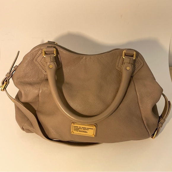 Marc Jacobs Beige leather handbag with strap - Picture 1 of 5